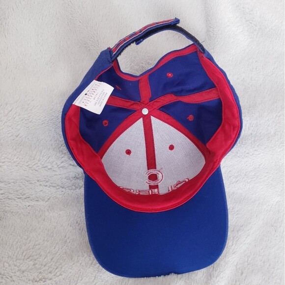 Chicago Cubs MLB Embroidered Blue Red Trucker Hat - Picture 5 of 9